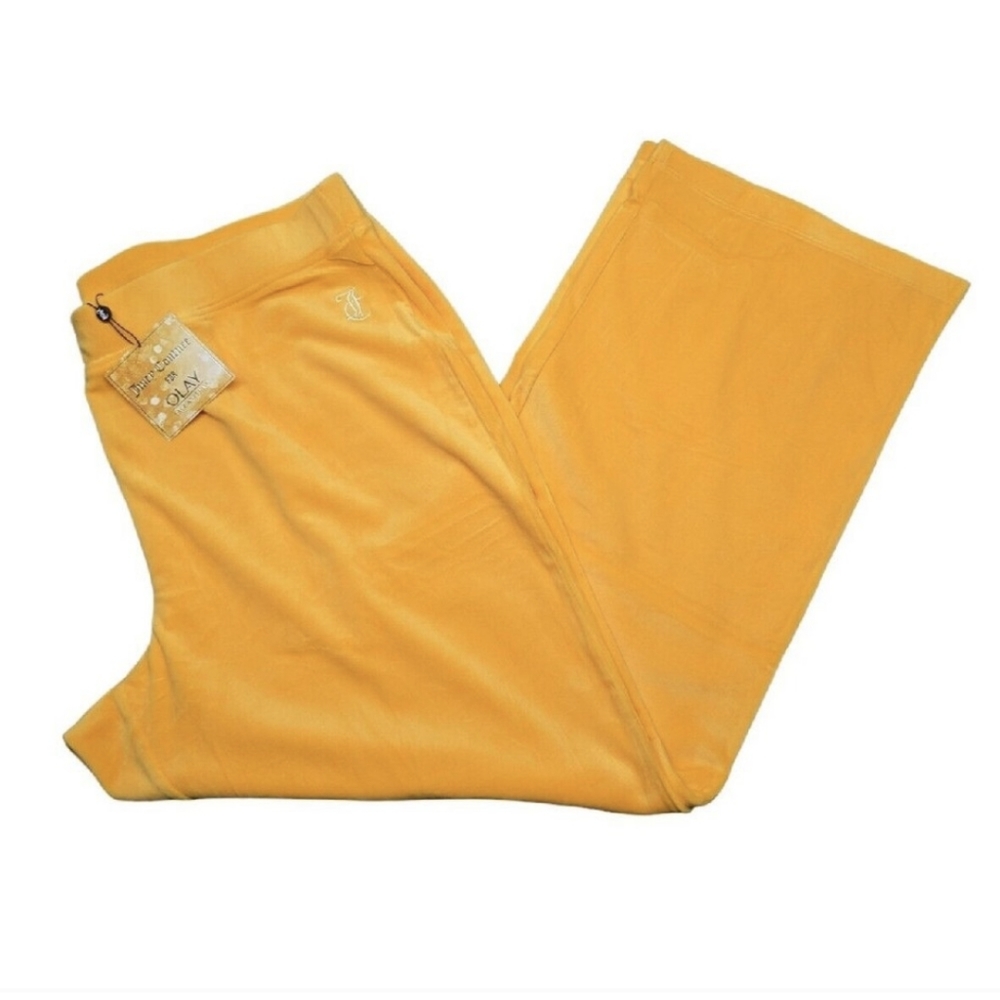 NEW Juicy Couture X Olay Limited Edition Velour Track Pants - Picture 2 of 6